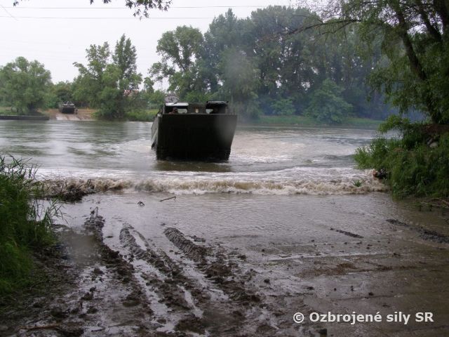 Pontónové jednotky Ozbrojených síl SR sa pripravujú na cvičenie TISA 2009