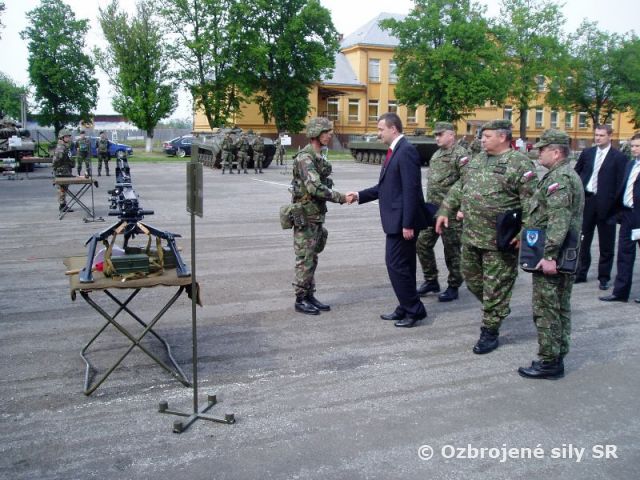 Minister obrany Slovenskej republiky v Trebišove
