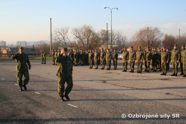 Nástup plrb Nitra ku Dňu boja za slobodu a demokraciu