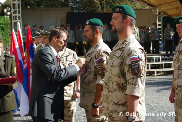 Medaily pre vojakov z operácií ISAF, EUFOR a ALTHEA, UNFICYP, UNTSO a EUMM