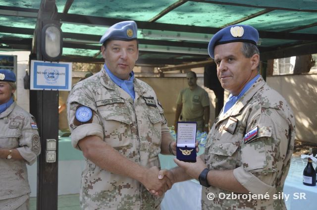 Striedanie na poste veliteľa mnohonárodného Sektoru 4 UNFICYP 
