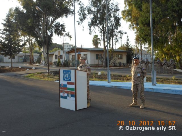 Zástupca NGŠ OS SR navštívil UNFICYP