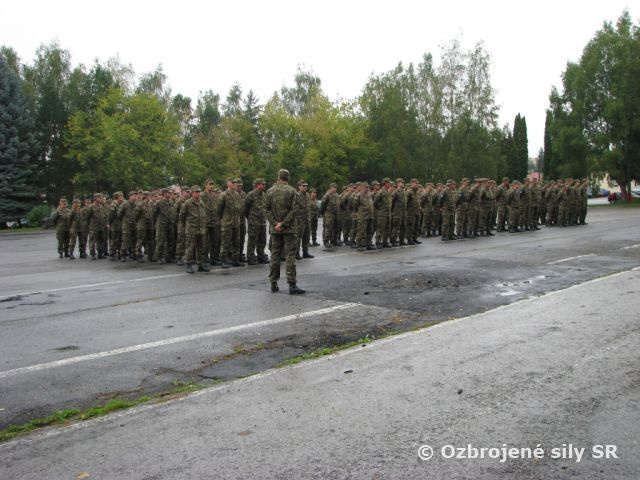 Slávnostný nástup bvrps Zvolen