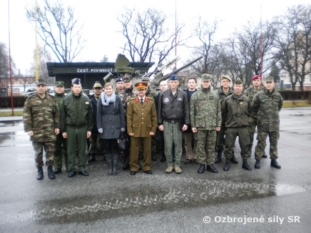 Návšteva pridelencov obrany akreditovaných v Slovenskej republike