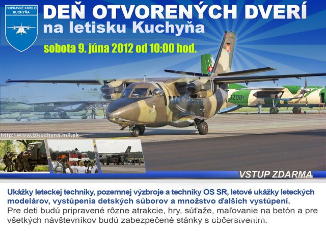 Deň otvorených dverí na leteckej základni Kuchyňa