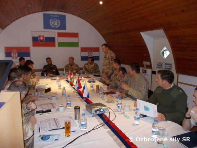 Konferencia veliteľov misie UNFICYP v Sektore 4